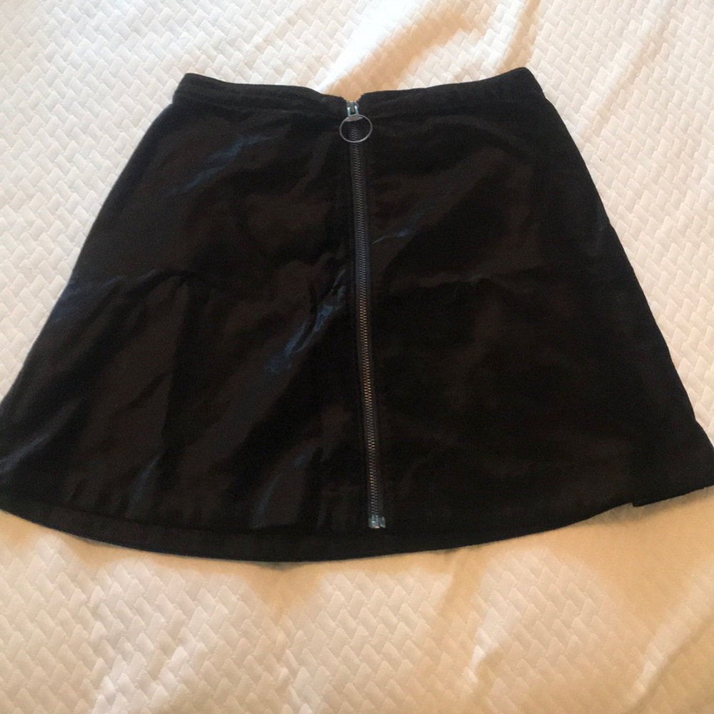 Free people velvet skirt.